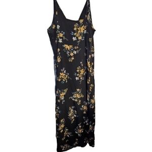 FLORAL Faux Wrap Dress